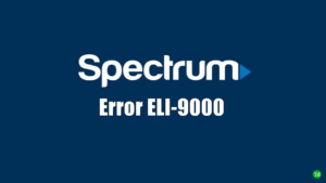 Fix Error ELI 9000 on Spectrum