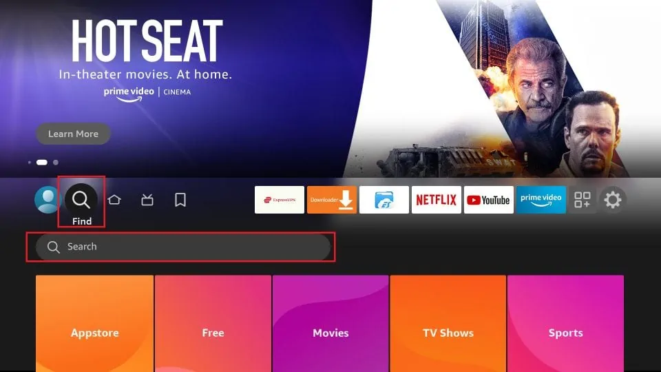 Search Downloader on Fire Stick