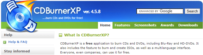 CDBurnerXP