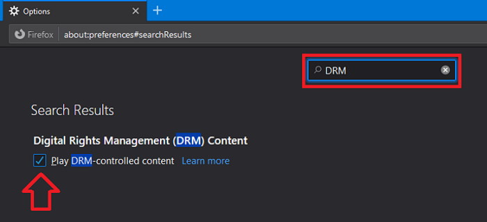 firefox drm