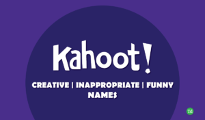 Creative Inappropriate and Funny kahoot name