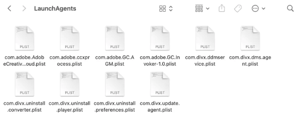 LaunchAgents folder