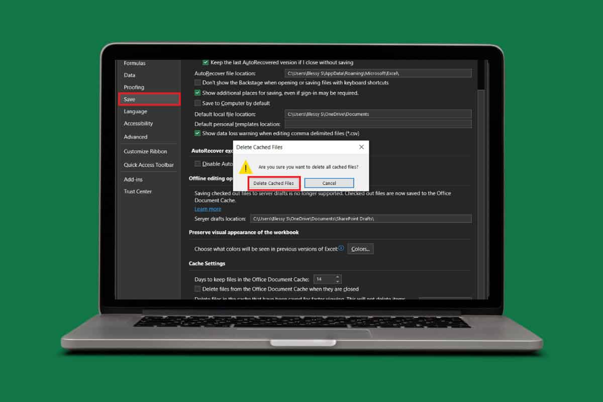 How to Clear Excel Cache in Windows 10