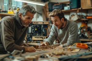 ce joueur surprend le monde en montant son pc avec des vis a bois un technicien abasourdi