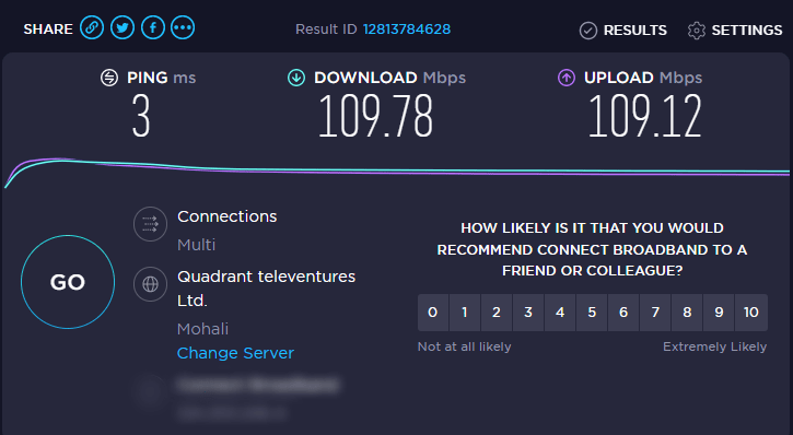 check internet connection