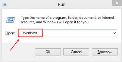 Run Command eventvwr