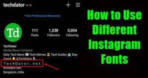 Use Different Fonts on Instagram