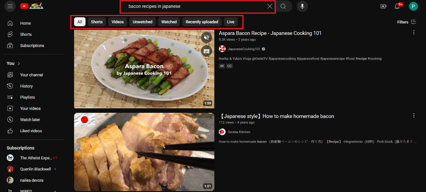 Select the category of video | How to Filter YouTube Videos by Language