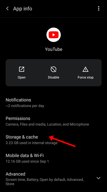 storage and cache